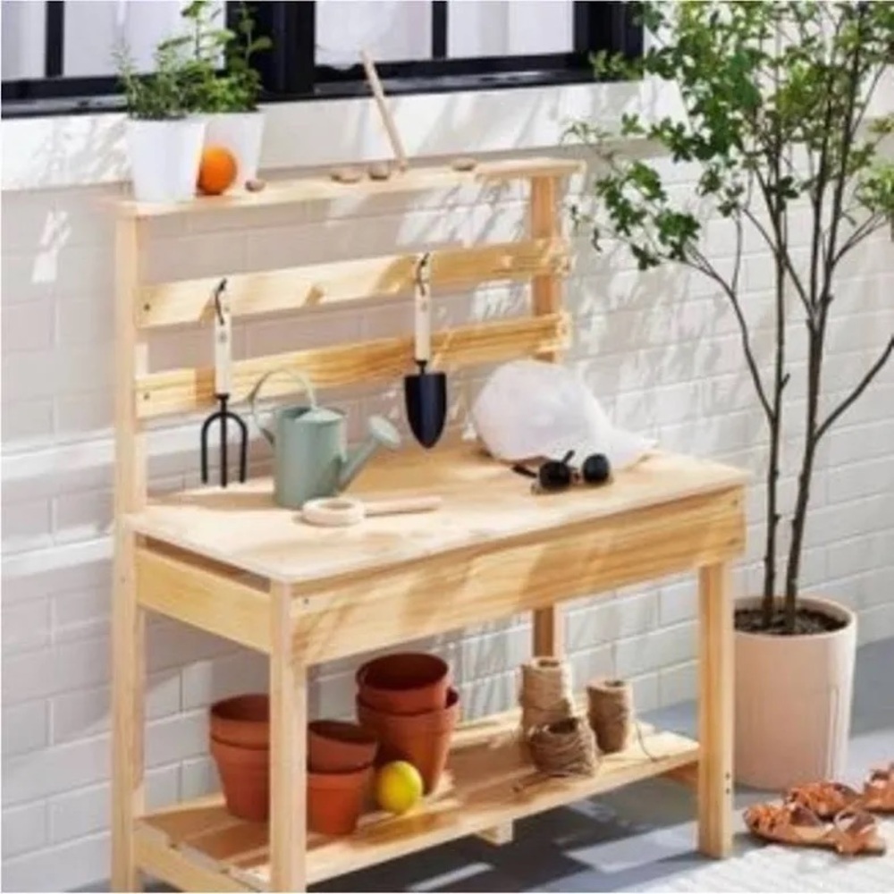 Natural Wood Kids Play Stand - Picture 5 of 5